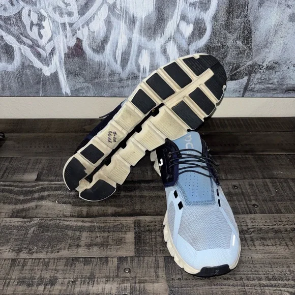 On Cloud 5 Midnight Chambray sneakers Men's SZ10.5 - Picture 7 of 14